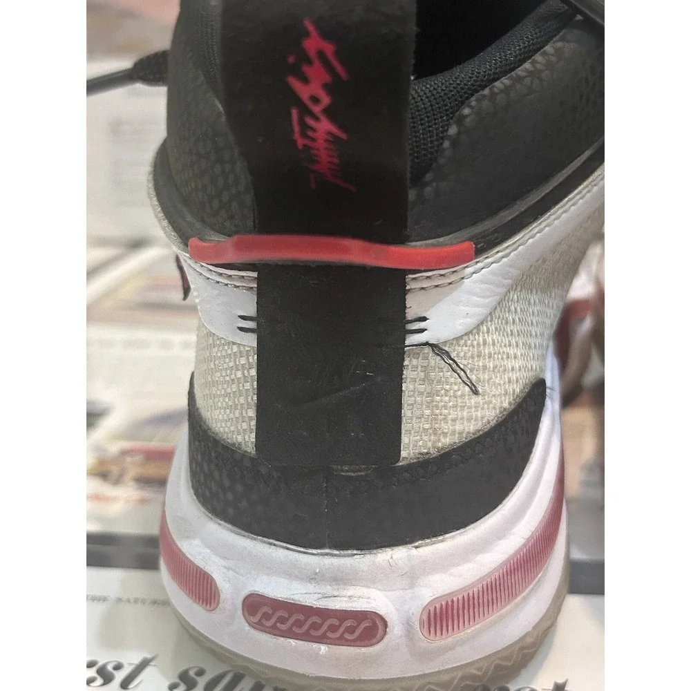 Nike Air Jordan 36 Psychic Energy Men's Size 8 White Red Black Basketball Shoes